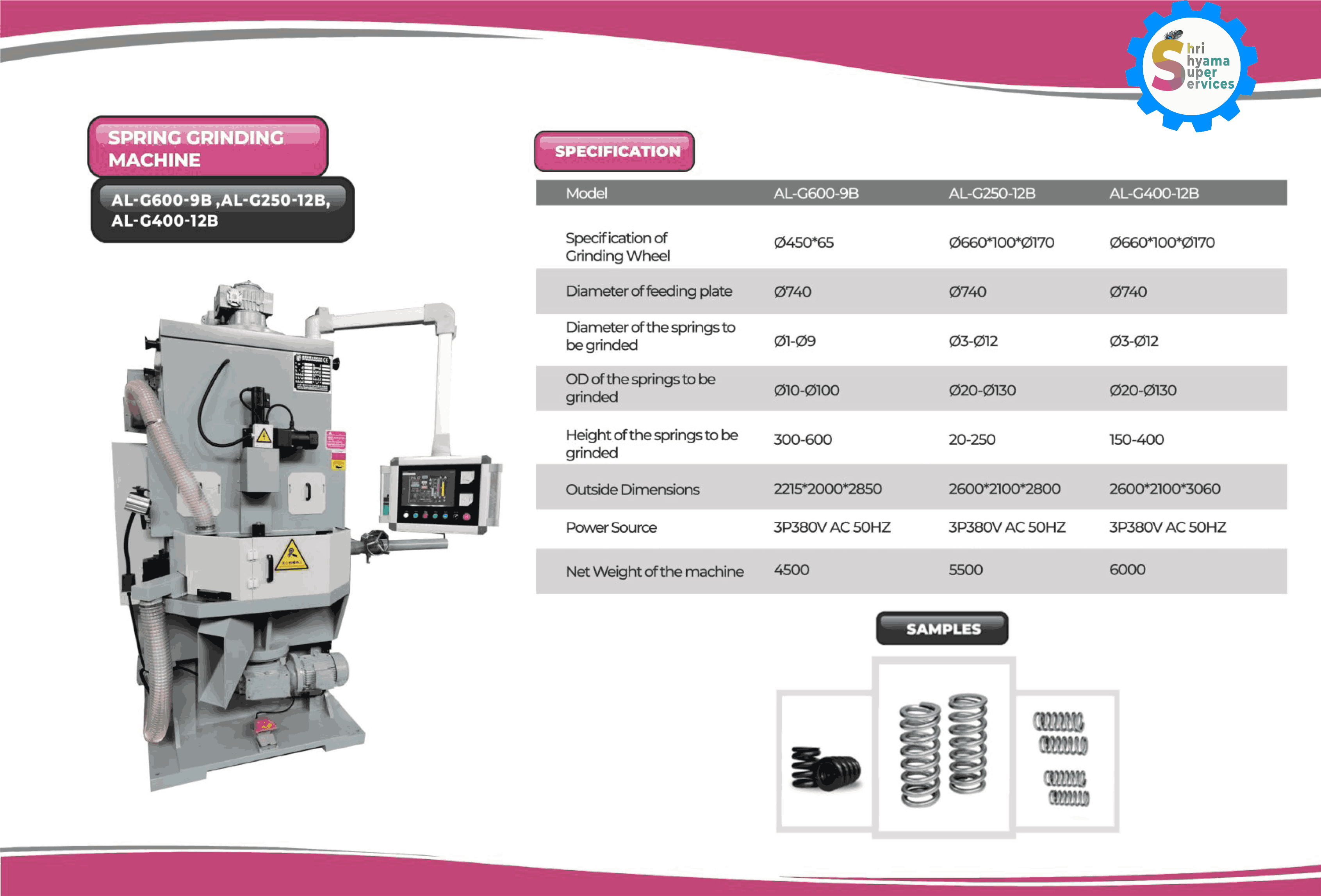 Spring Grinding Machine